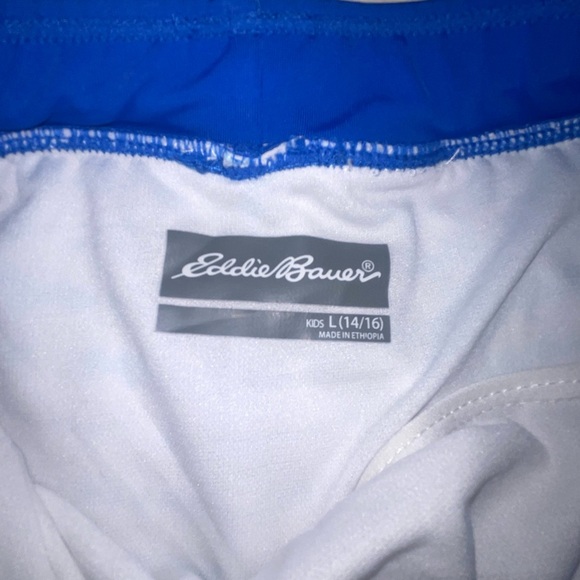 Eddie Bauer Blue and White Kids' 2pcs swim suit - Picture 5 of 5